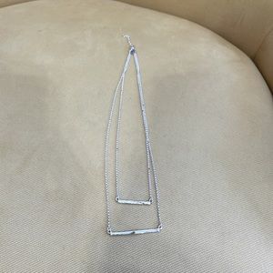 Grace & heart twin bar necklaces